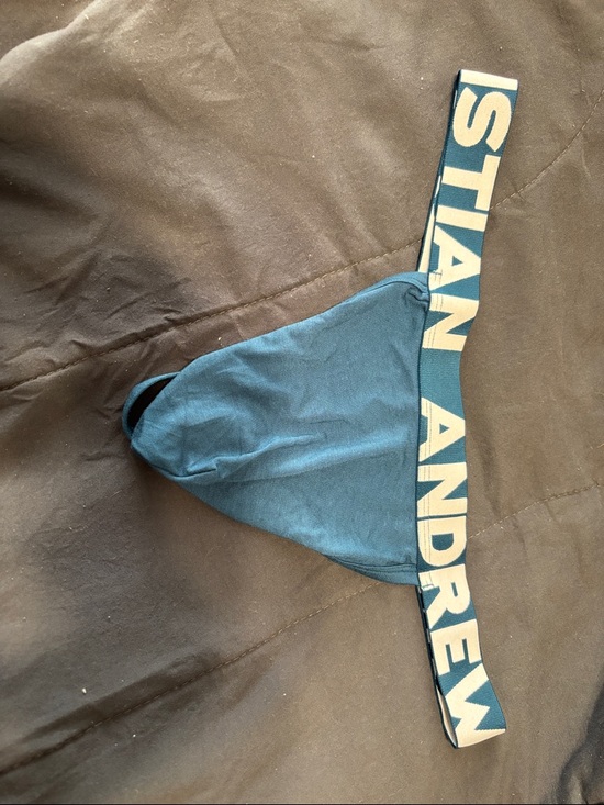 Andrew Christian Other - Andrew Blue Pouch thong with Branded Waistband (22)